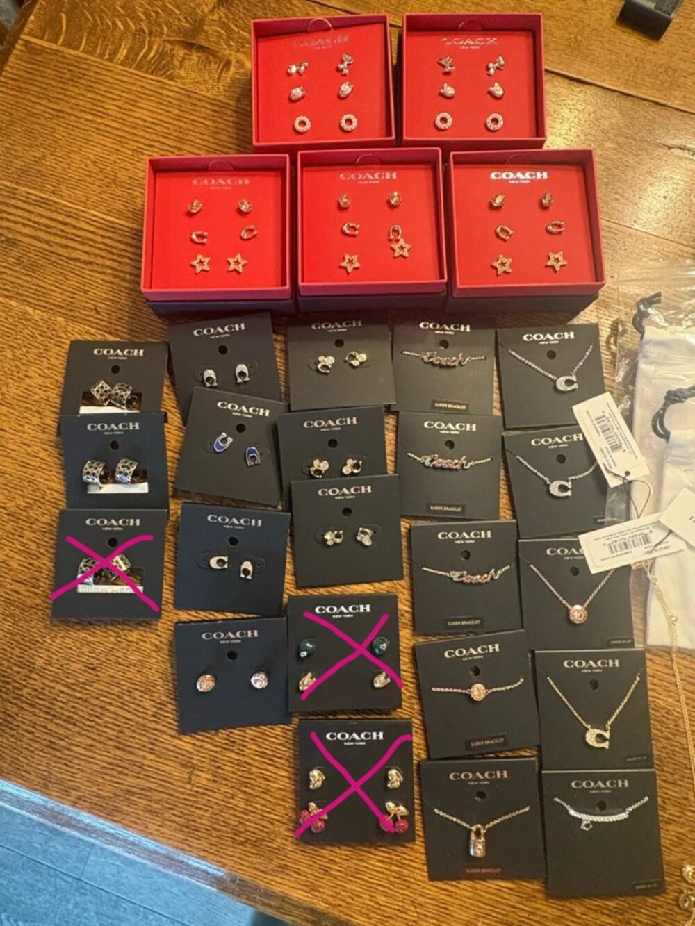 Coach Jewelry Lot of 36 authentic pieces - Picture 2 of 3